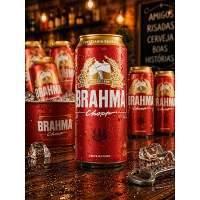 CERVEJA BRAHMA 473ML CX12 - DG Distribuidora