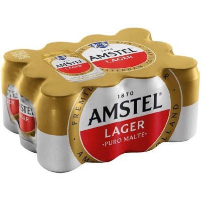 CERVEJA AMSTEL PURO MALTE 350ML CX12 - DG Distribuidora