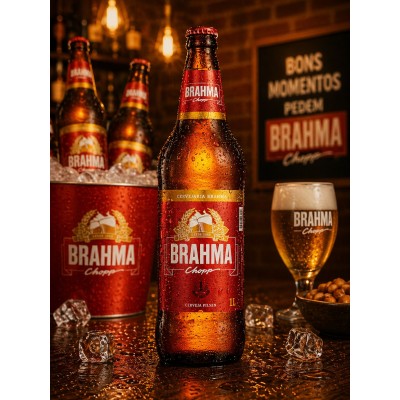 CERVEJA BRAHMA CHOPP 1LT  CX12 - DG Distribuidora