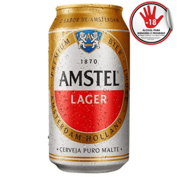 CERVEJA AMSTEL PURO MALTE 350ML CX12