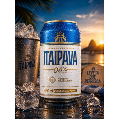 CERVEJA ITAIPAVA 00 350ML CX12 - DG Distribuidora
