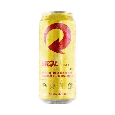 CERVEJA SKOL  473ML CX12 - DG Distribuidora