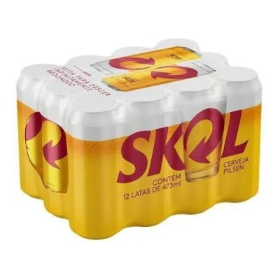 CERVEJA SKOL  473ML CX12 - DG Distribuidora