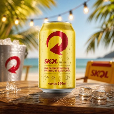 CERVEJA SKOL 18X350ML - DG Distribuidora