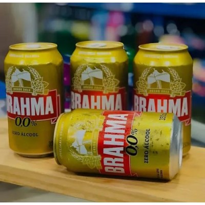 CERVEJA BRAHMA ZERO 350ML CX12 - DG Distribuidora