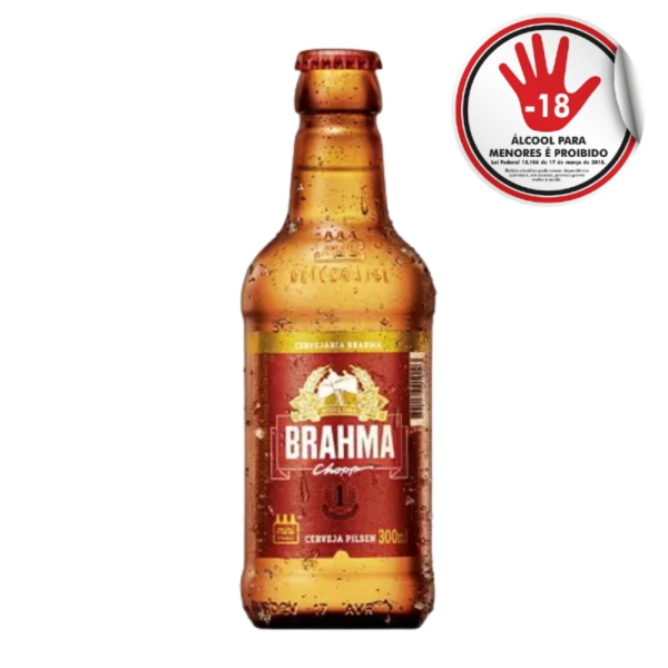 CERVEJA BRAHMA 300ML RETOR CX24
