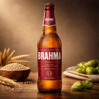 CERVEJA BRAHMA DUPLO MALTE 600ML CX24 - DG Distribuidora