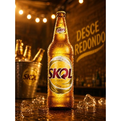 CERVEJA SKOL 1LT RETORNAVEL CX12 - DG Distribuidora