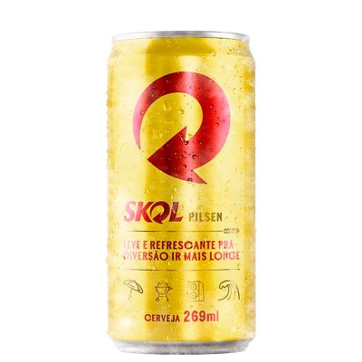 CERVEJA SKOL 269ML CX15 - DG Distribuidora