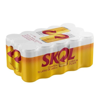 CERVEJA SKOL 269ML CX15 - DG Distribuidora