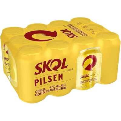 CERVEJA SKOL 350ML CX12 - DG Distribuidora