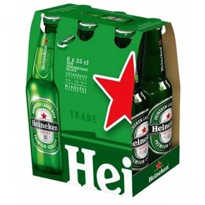 CERVEJA HEINEKEN LN 330ML 6UN - DG Distribuidora