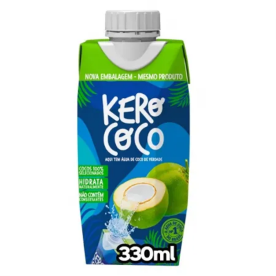 AGUA DE COCO KEROCOCO 330ML C/12 - DG Distribuidora