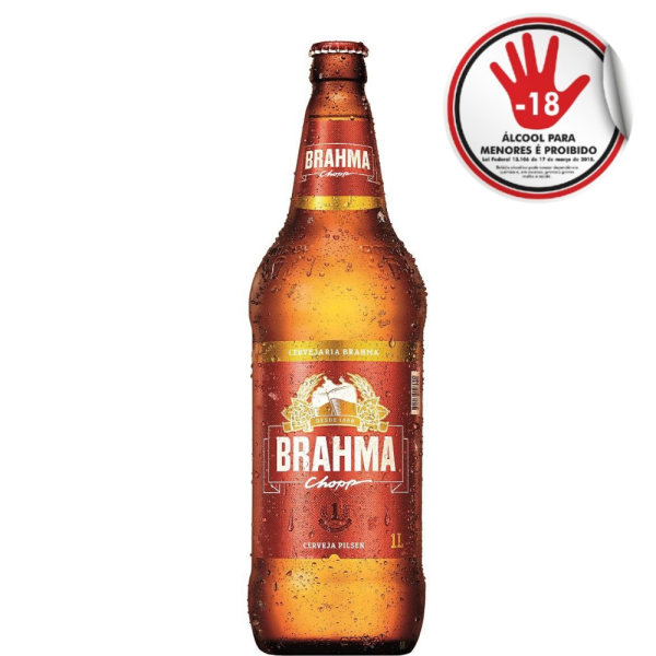 CERVEJA BRAHMA CHOPP 1LT  CX12