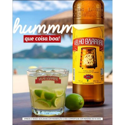 AGUARDENTE VELHO BARREIRO 12 X 910ML PAPELAO - DG Distrib...