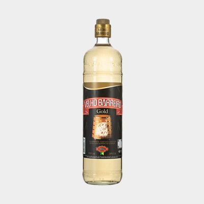 AGUARDENTE VELHO BARREIRO GOLD 910ML - DG Distribuidora