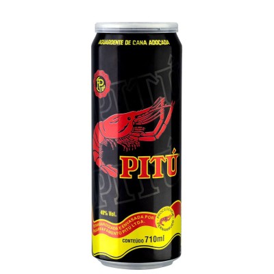 AGUARDENTE PITU LATA 710ML  C/12 - DG Distribuidora