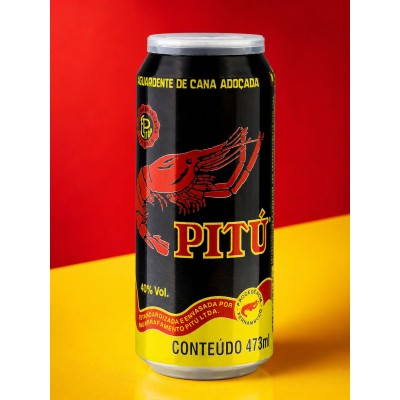 AGUARDENTE PITU LATA 473 ML  C/12 - DG Distribuidora