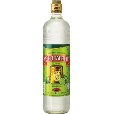 AGUARDENTE VELHO BARREIRO LIMAO 910ML - DG Distribuidora