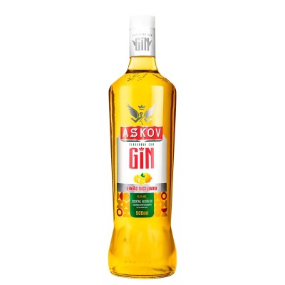 ASKOV GIN LIMĂO SICILIANO 900ML - DG Distribuidora