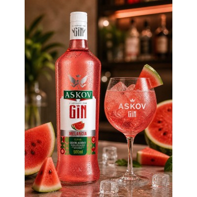 ASKOV GIN MELANCIA   900ML - DG Distribuidora