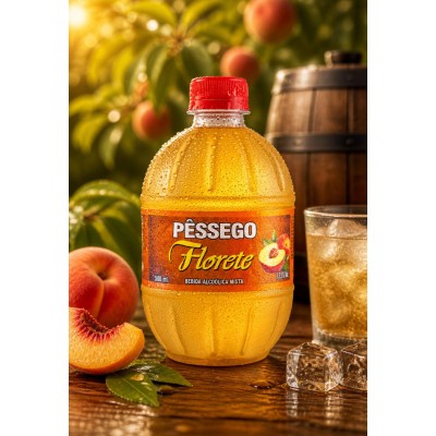 COROTE FLORETE PESSÊGO 500ML C/12