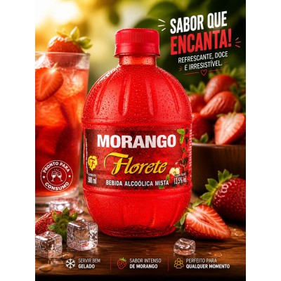 COROTE FLORETE MORANGO 500ML C/12