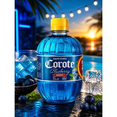 COROTE SNOB BLUEBERRY  500ML C/12 - DG Distribuidora