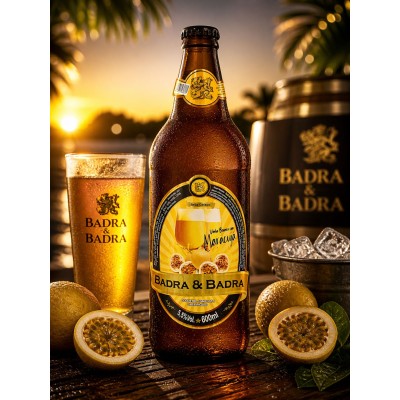 CHOPP DE VINHO MARACUJÁ BADRA 600ML C/6