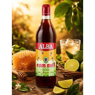 CONHAQUE ALBA MEL C/ LIMAO 900ML - DG Distribuidora