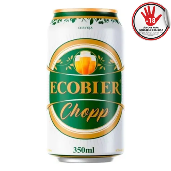 CERVEJA ECOBIER CHOPP 35OML  C/12
