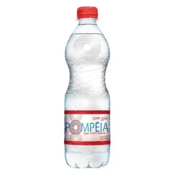 AGUA MINERAL C/GAS POMPEIA 510ML C/12