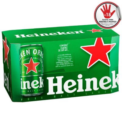 CERVEJA HEINEKEN 269 CX8 - DG Distribuidora