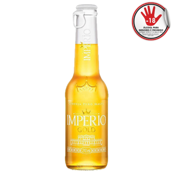 CERVEJA IMPERIO GOLD GRF 210 ML C/18