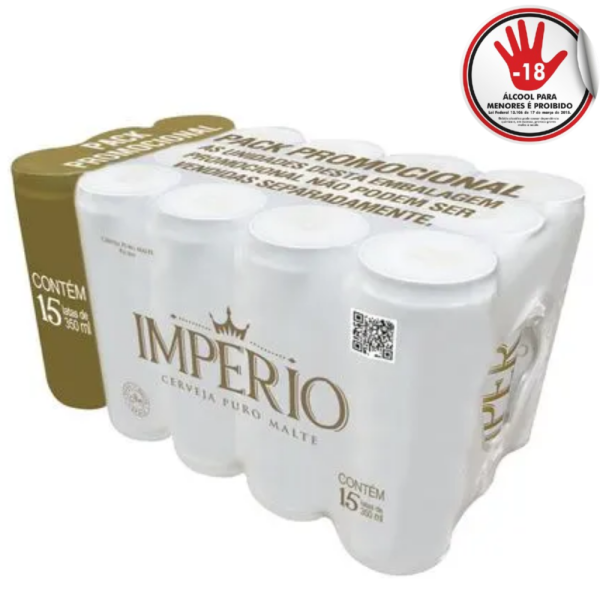 CERVEJA IMPERIO PILSEN 350 ML C/15