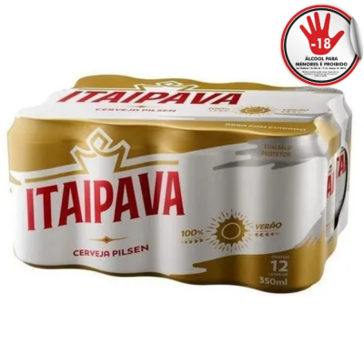 CERVEJA ITAIPAVA 350ML CX12 - DG Distribuidora