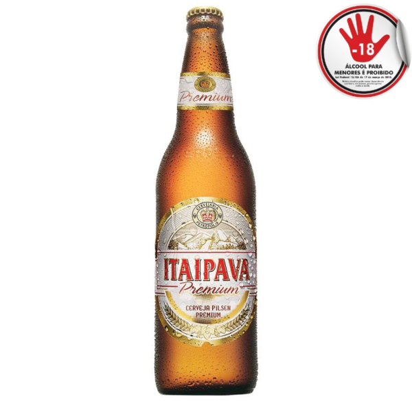 CERVEJA ITAIPAVA PREMIUM 600 ML C/24