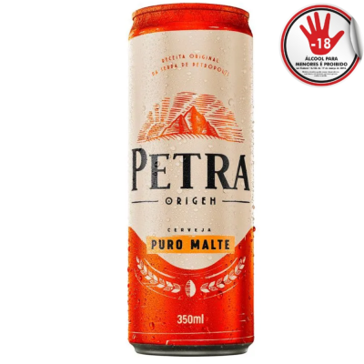 CERVEJA PETRA PURO MALTE 350ML CX12 - DG Distribuidora