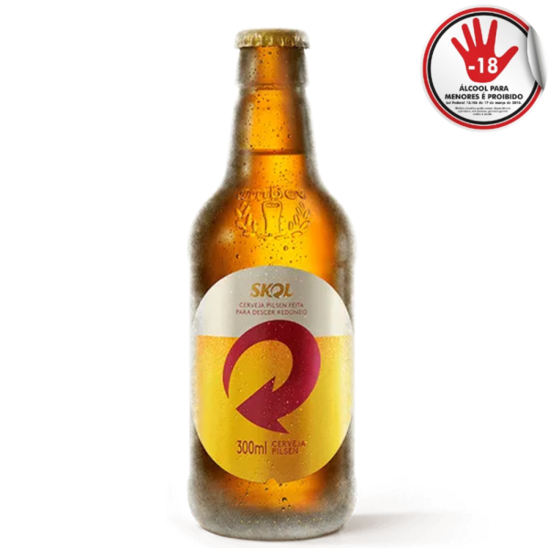 CERVEJA SKOL 300ML RETOR CX24