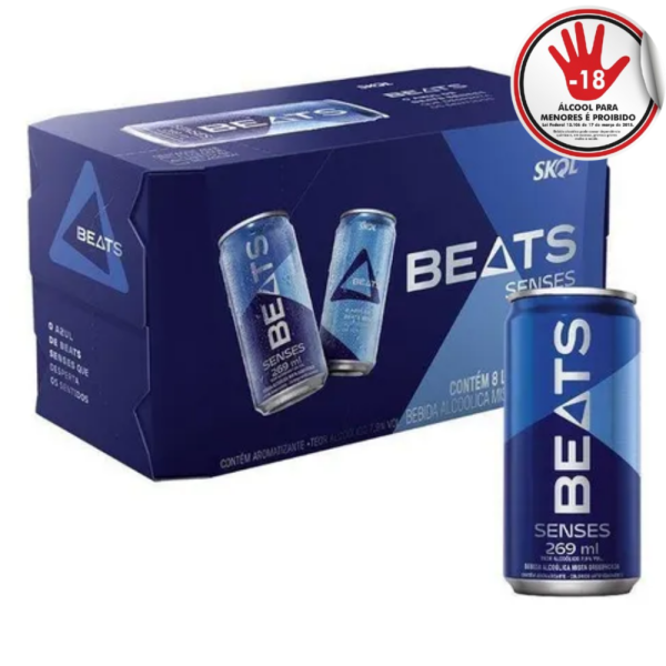 CERVEJA SKOL BEATS SENSES 269  CX C/8