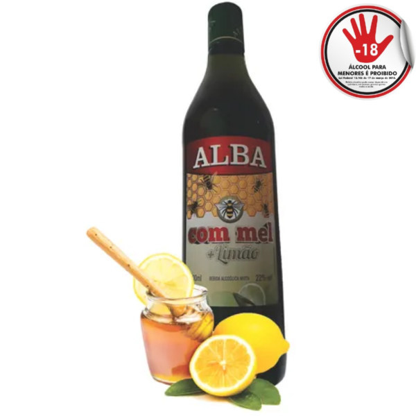 CONHAQUE ALBA MEL C/ LIMAO 900ML