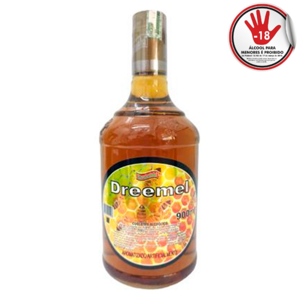 CONHAQUE C/ MEL DREEMEL 900ML
