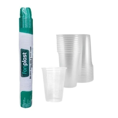 COPO FONPLAST 180ML PCT 100 UNID - DG Distribuidora