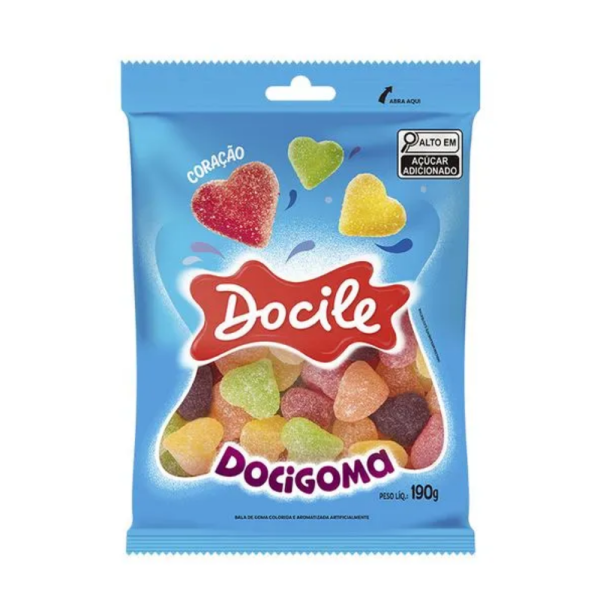 DOCILE DOCIGOMA CORAÇAO SORTIDO 100G