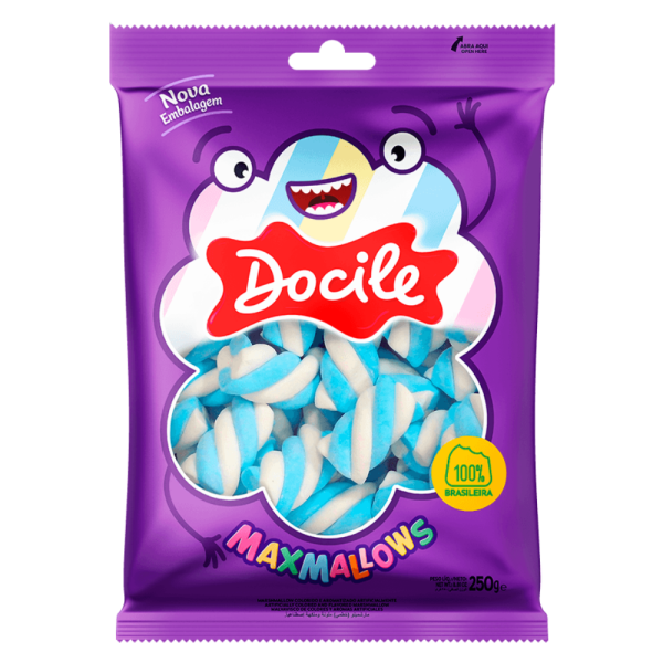 DOCILE MARSHMALLOW TWIST COLOR 2 MORANGO 250G