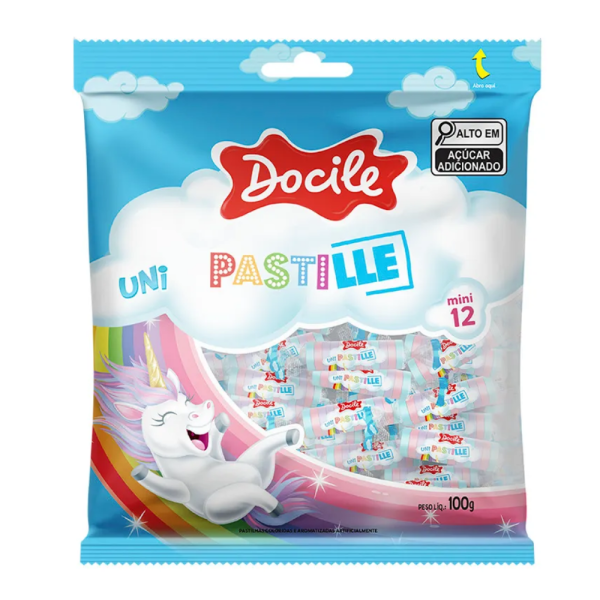 DOCILE PASTILLE MINI UNICORNIO 100G