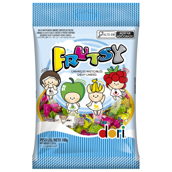 DORI BALA FRUTSY SORTIDA100GR