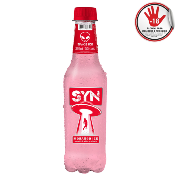 DRINK SYN ICE MORANGO 300ML C/6