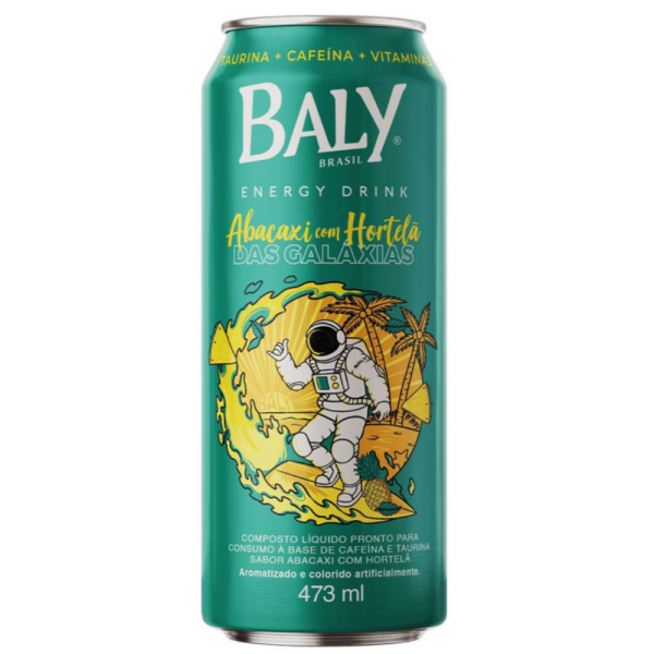 ENERGETICO BALY   ABACAXI C/ HORTELA 473 ML C/6