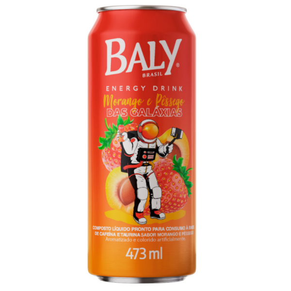 ENERGETICO BALY  MORANGO E PESSEGO 473 ML C/6